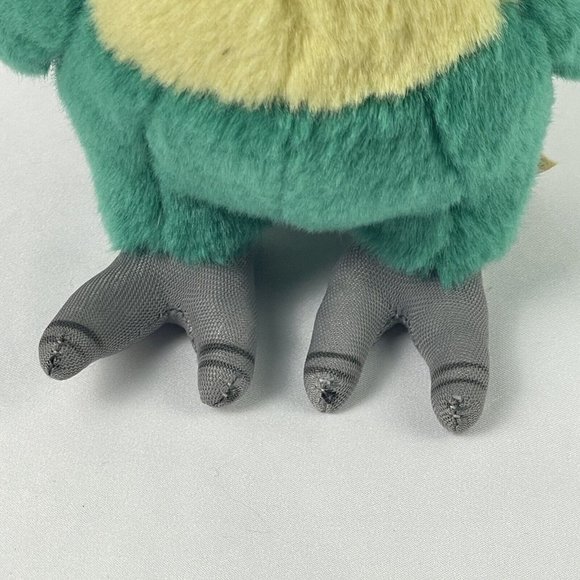 SOS Save Our Space Plush Parrot Green Blue Yellow Bird Stuffed Animal Toy 7" - Picture 5 of 9